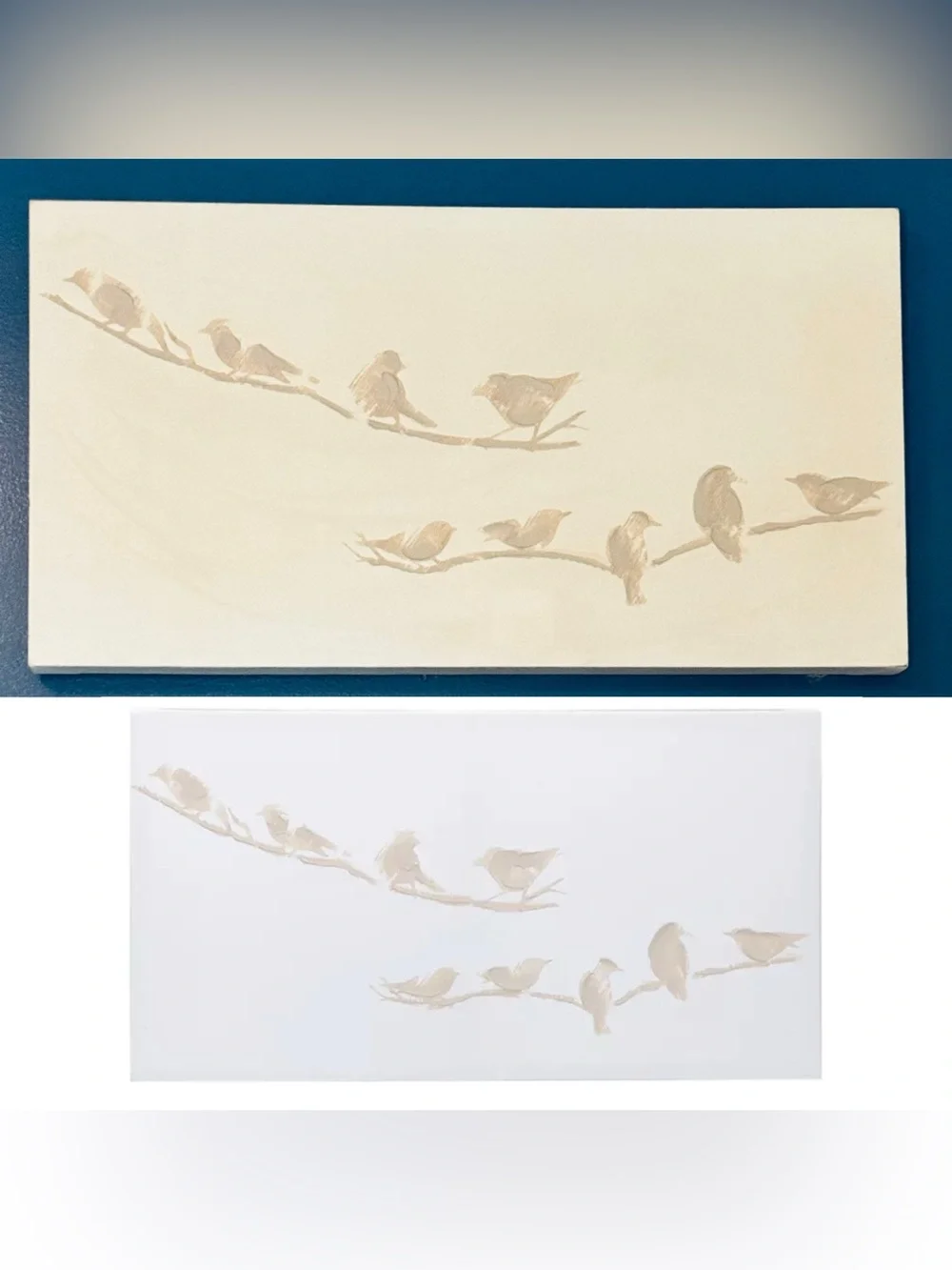 BRAMBLE & SAGE NEUTRAL BIRDS WALL ART | 15 X 28 IN.